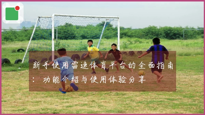 新手使用雷速体育平台的全面指南：功能介绍与使用体验分享